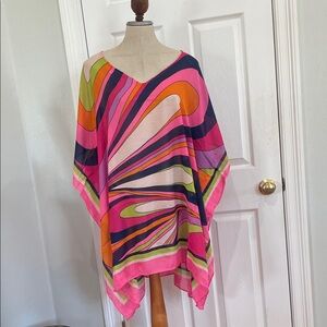 Bon voyage beach swim pool short cover-up mod top women one size fits most nwts